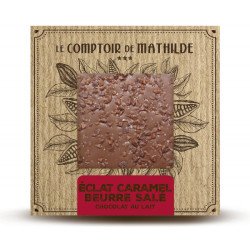 Tablette - chocolat lait - Éclat Caramel Beurre salé - 80g