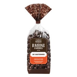 Raisins au Sauternes Enrobés de Chocolat Noir - 170g