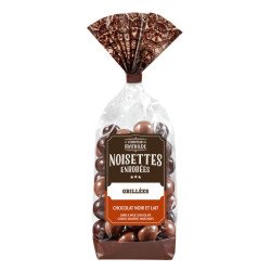 Noisettes Grillées Chocolat Noir & Lait - 170g