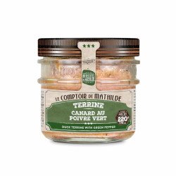 Terrine de Canard au Poivre Vert - 220g