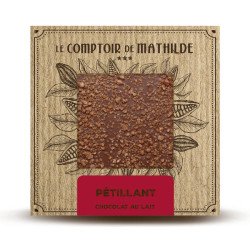 Tablette - chocolat lait - Pétillant - 80g