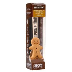 Hot Chocolate - chocolat au lait - Mini bonhomme pain d'épices - 30g